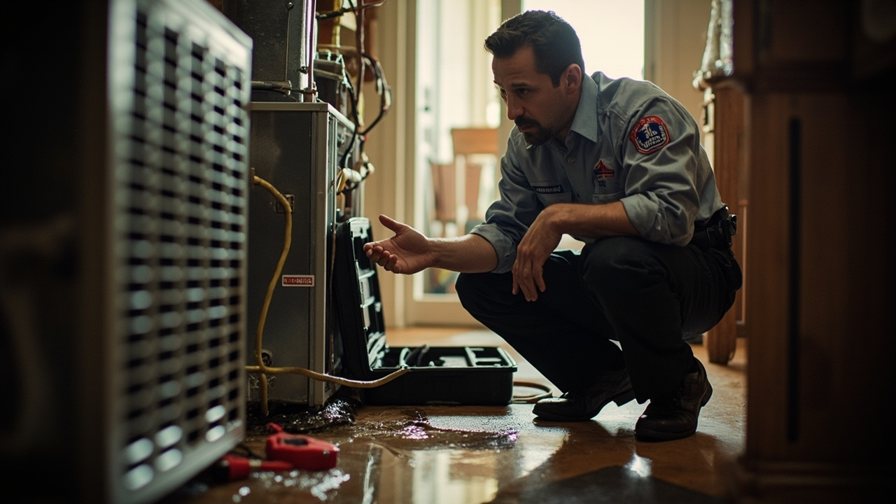 How We Fix Your AC System Leaking Water