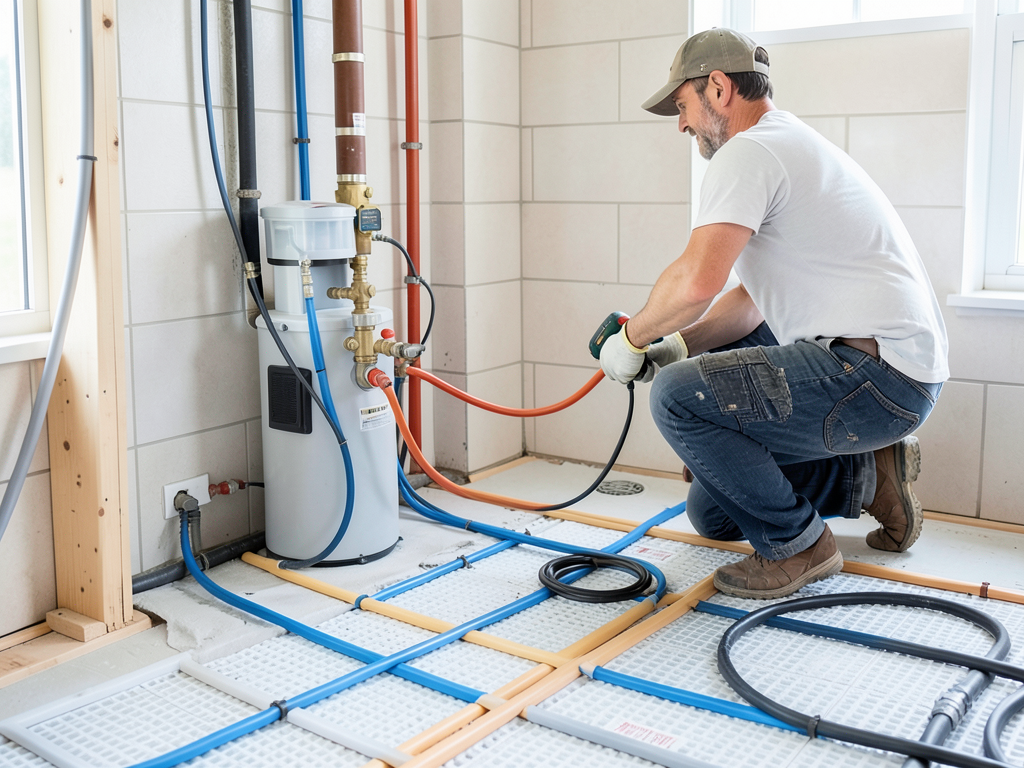 Adding radiant floor heating to your hamilton bath
