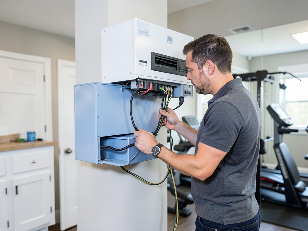 Proper ventilation and cooling for home gym setups